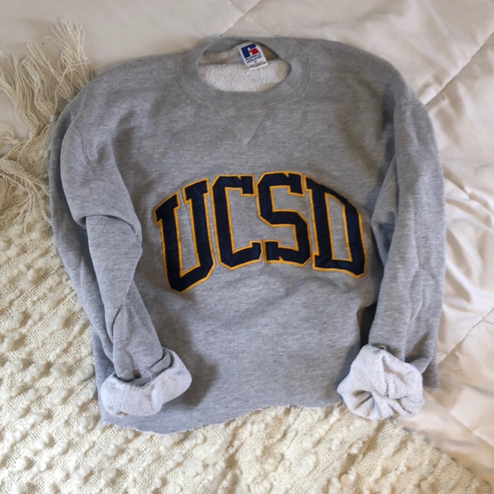 UCSD cropped pullover
